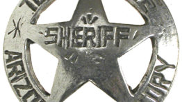 TOMBSTONE ARIZONA TERRITORY SHERIFF badge