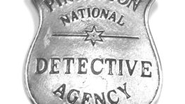 Pinkerton detective badge