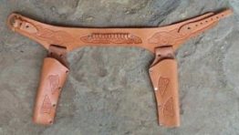 LEATHER-Toy-Gun-Holsters-Natural