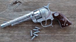 Cowboy long barrel Bronco 44 cap gun RELIC SERIES toy