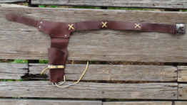 Left hand leather holster