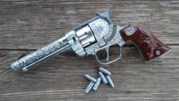 Bronco 44 toy cap gun Cowboy short barrel
