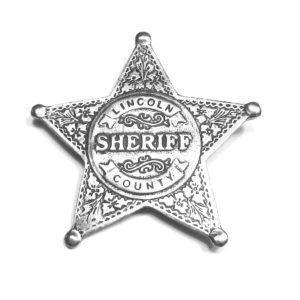 Lincoln county sheriff badge – Wild West Toys