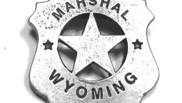 marshal wyoming sheild badge
