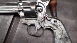 Replacement trigger spring for vintage Nichols 41-40 cap gun 