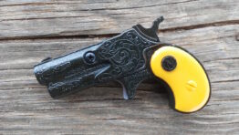 Toy cap gun derringer made in USA 1