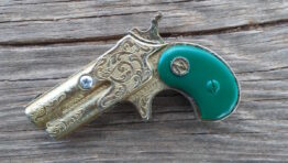 Toy cap gun derringer made in USA 3