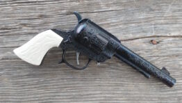 toy cap gun pistol made in USA maverick 2
