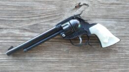 TEXAS Black Long BARREL MODEL CAP GUN