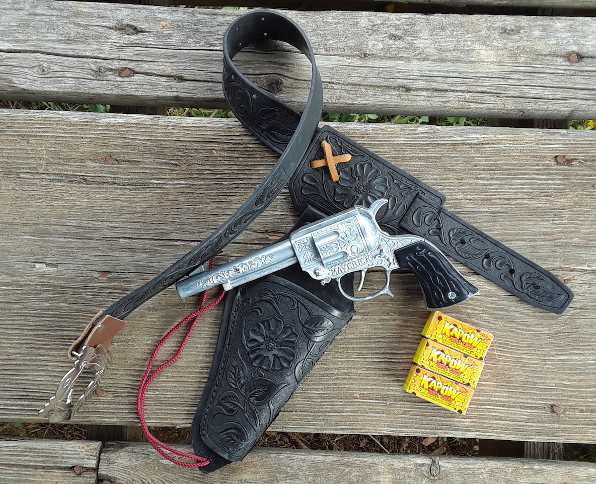 Maverick Toy Cap Gun and Holster set