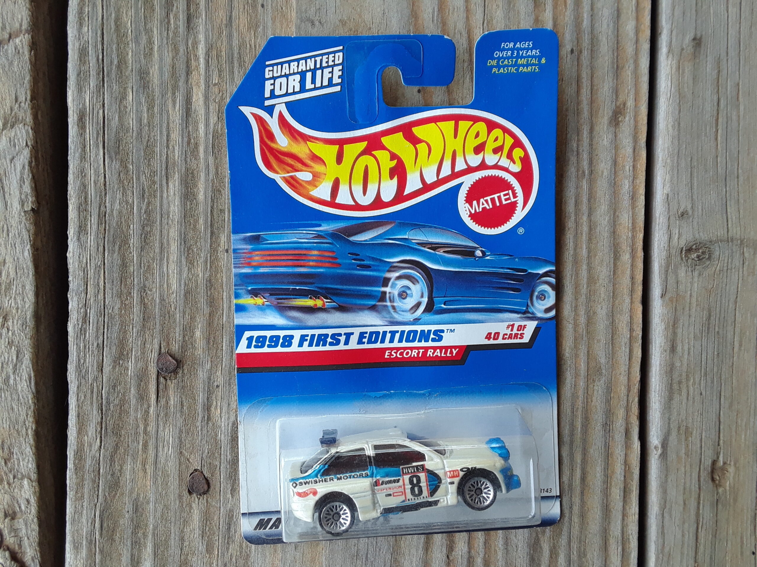 Hot Wheels 1998 First Editions Escort Rally